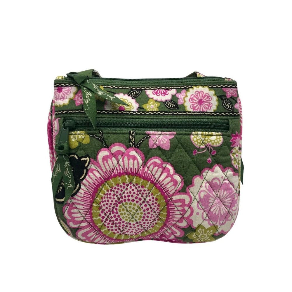 Vera Bradley Multicolor Fabric Olivia Pink Saddle Hipster Bag